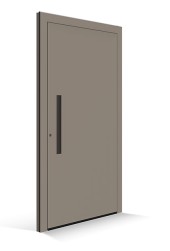 Le Corbusier Porte d'entrée - Remplissage ombre naturelle moyenne - Poignée terre dombre brulee