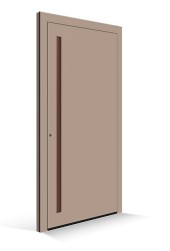 Le Corbusier Porte d'entrée - Remplissage ombre brulee claire - terre sienne brulee 31